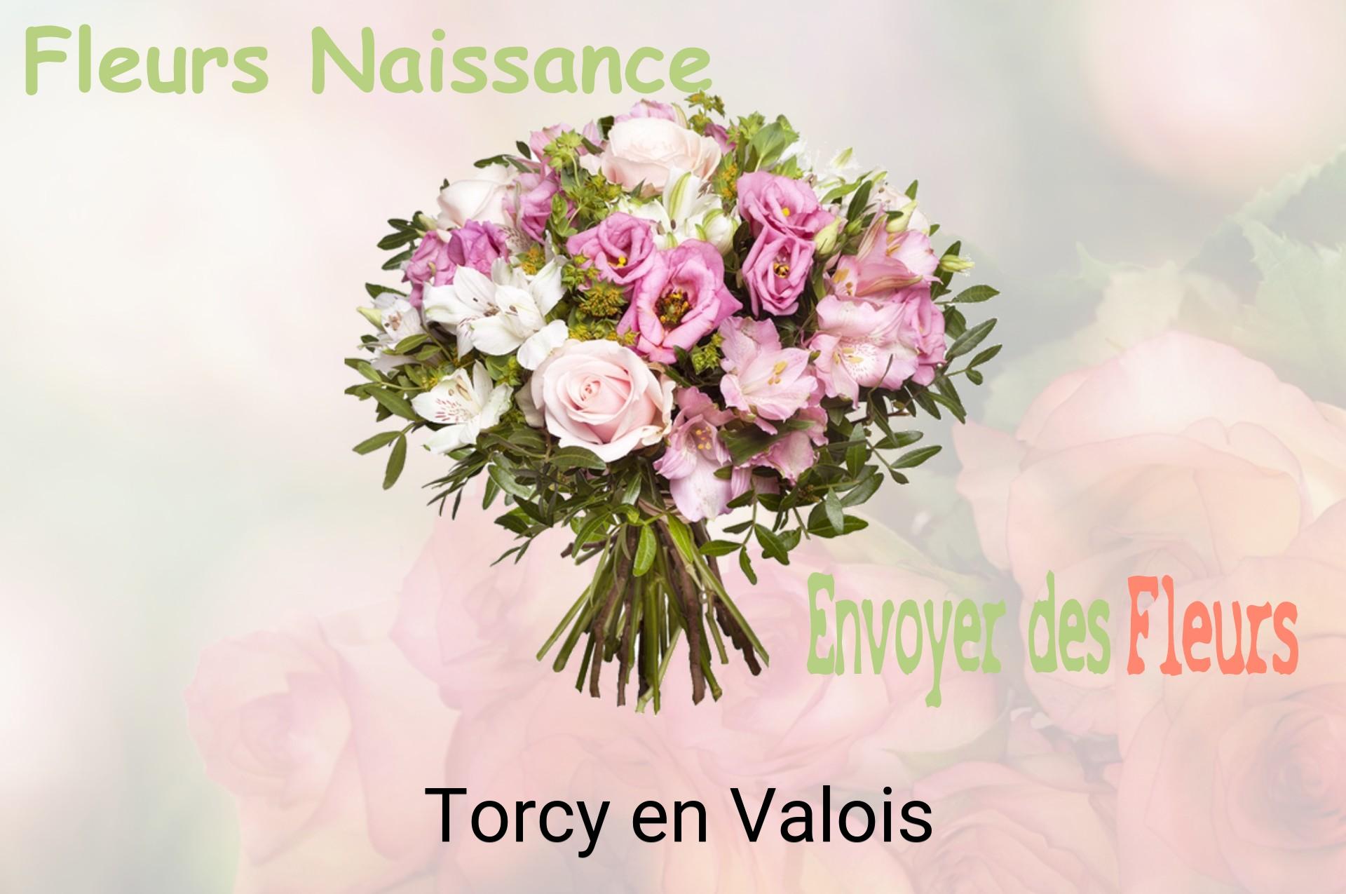 Bouquet de fleurs de naissance livré à Torcy-en-Valois